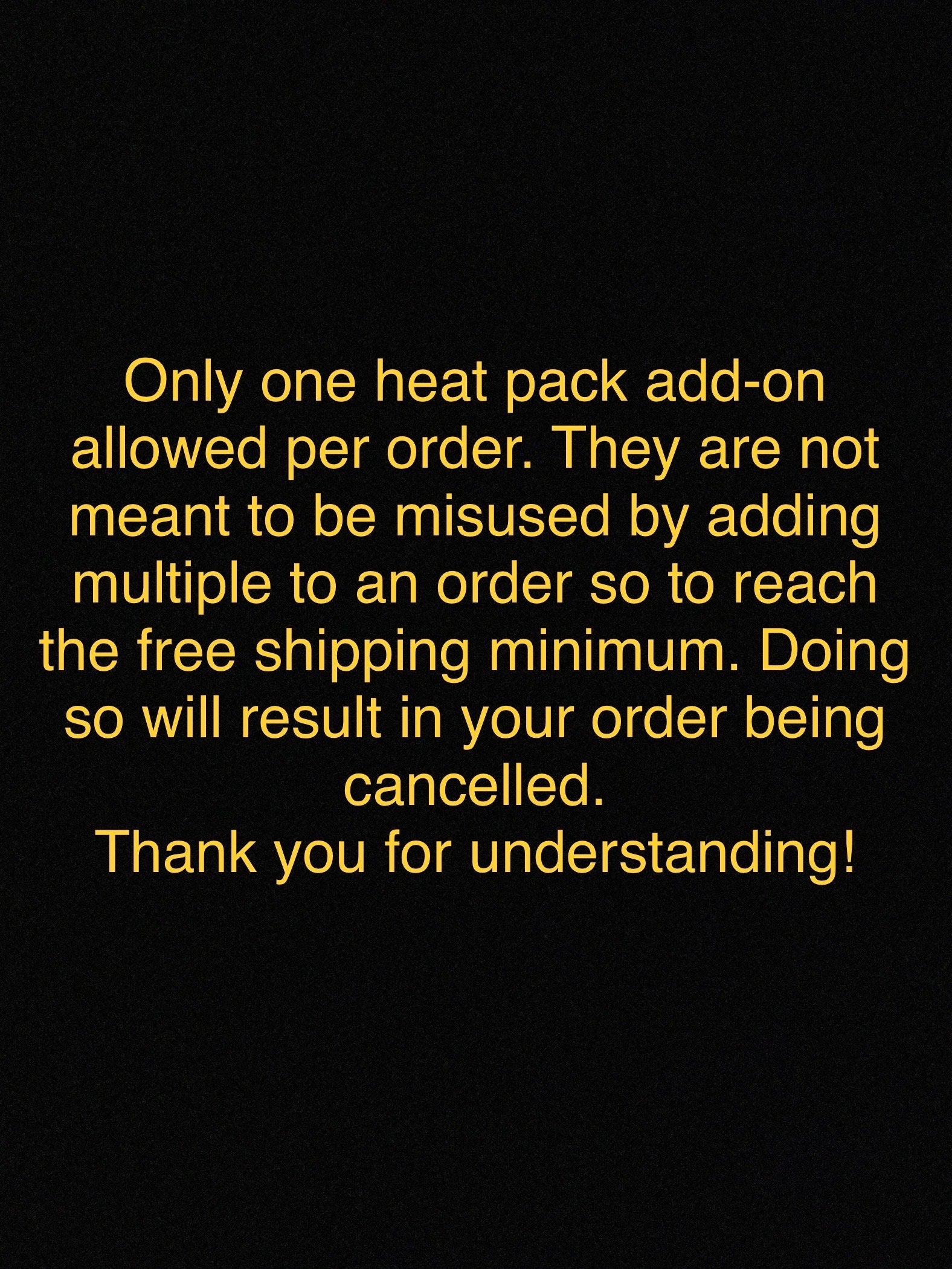 96 HR UniHeat Shipping Warmer – For Cold Climates Add-on Item - Cactology